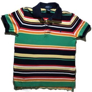 Ralph Lauren Polo Cropped Rainbow